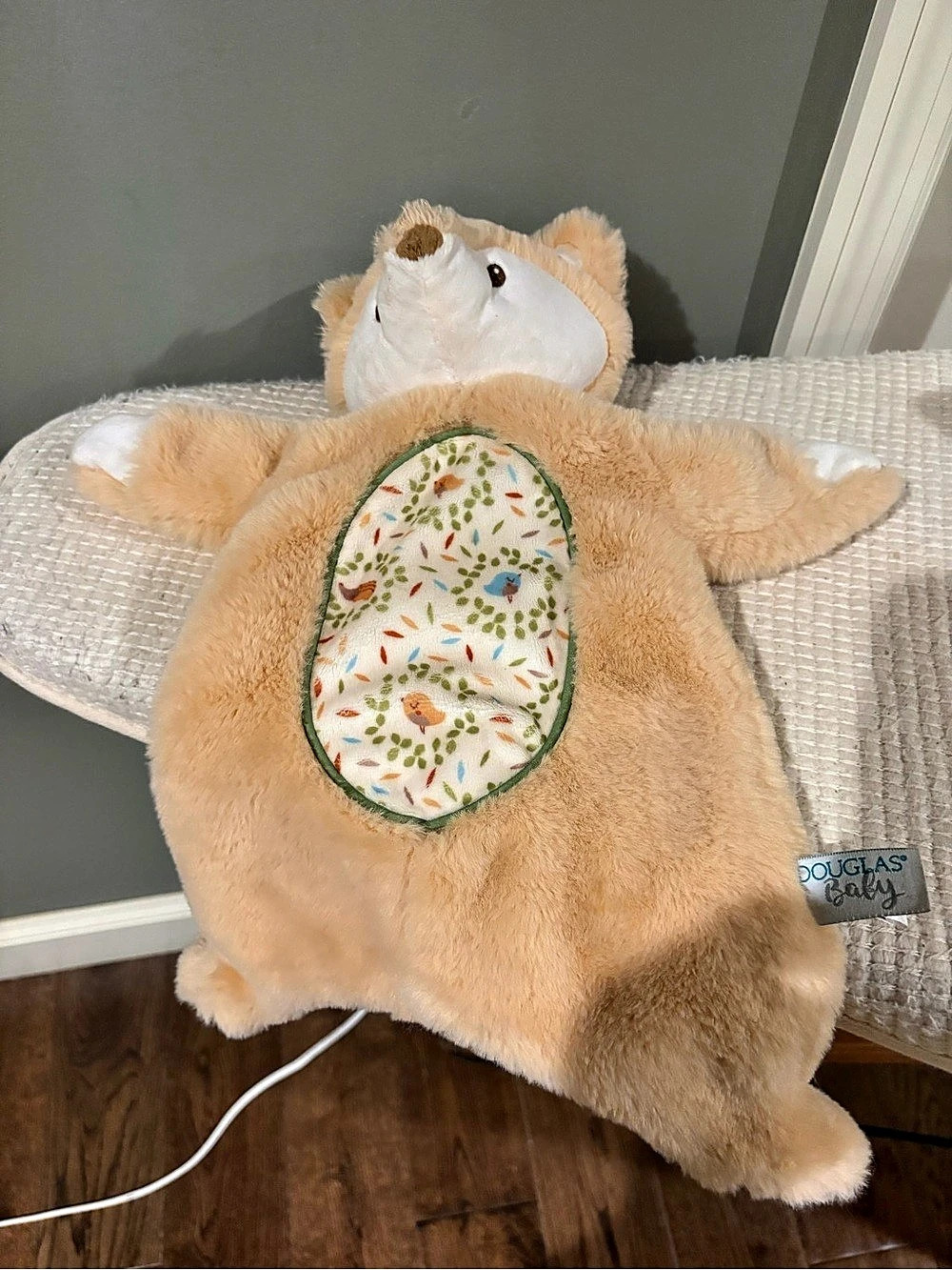 Douglas Baby Jordan Fox Sshlumpie Plush Lovey Brown & White
